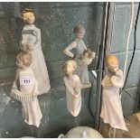 Collection of Lladro and Nao