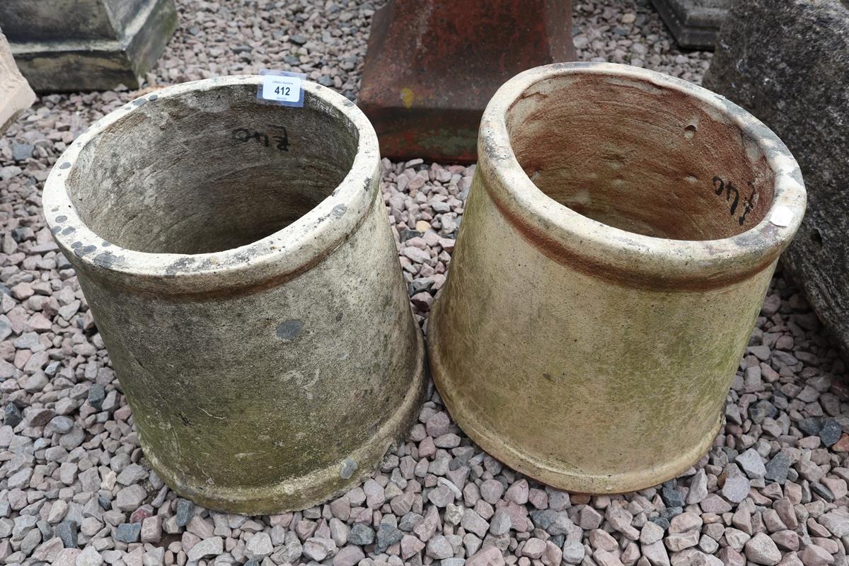 Pair of chimney pots