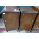 Pair of 20C pot cupboards