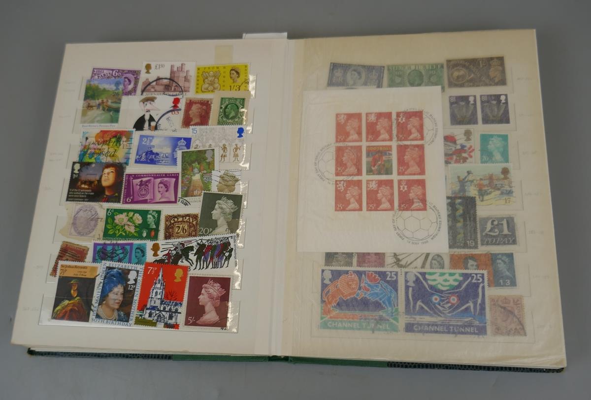 Stamp album GB mint and used over 600 all different reigns from queen Victoria to 2000's