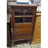 Music cabinet - Approx size W: 53cm D: 42cm H: 109cm