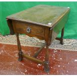 Small oak drop leaf table