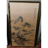 Chinese silk picture