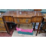 Regency style mahogany sideboard - Approx size W: 114cm D: 53cm H: 84cm