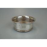 Hallmarked silver Champagne coaster