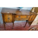 Regency style mahogany sideboard - Approx size W: 150cm D: 57cm H: 92cm