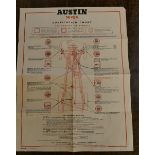 Austin 7 lubrication chart