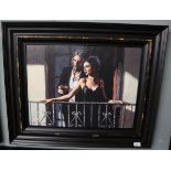 Fabian Perez Artist proof 1/10 - Fabian and Lucy at the Balcony - Approx image size: 59cm x 45cm