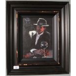 Fabian Perez Ltd edition print 124/195 - Night club - Approx image size: 22cm x 29cm