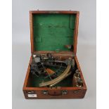 Cased sextant