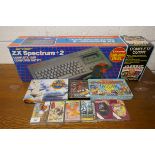ZX Spectrum + 2 complete 128K computer outfit with 9 games