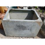 Galvanised water tank