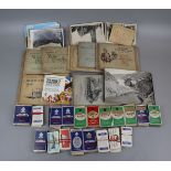 Collection of cigarette and tea cards