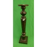 Ebonised torchere - Approx height: 104cm