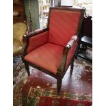 Regency style armchair