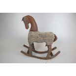 Distressed vintage toy horse model