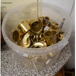 Quantity of brass castors