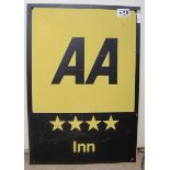 Metal AA sign - Approx size: 34cm x 49cm