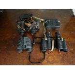 Collection of binoculars