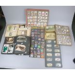 Collection of postcards, cigarette cards etc.