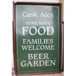 Cast Ales sign - Approx size: 80cm x 120cm