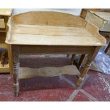 Victorian pine washstand