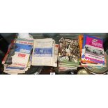 Collection of vintage football programs