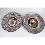 2 Cloisonne chargers