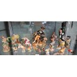 Collection of ceramic figures
