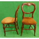 Set of 6 Victorian dining chairs