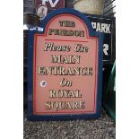 The Pierson pub sign - Approx size: 61cm x 92cm