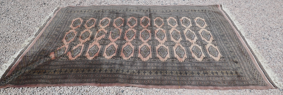 Large Turkish red patterned rug