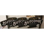 3 Butcombe pub signs