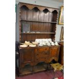 Arts and Crafts solid oak dresser