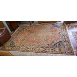 Very large vintage woven rug