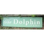 The Dolphin pub sign - Approx size: 248cm x 60cm