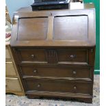 Oak bureau