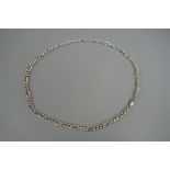 Silver Figaro chain - Approx weight 32g