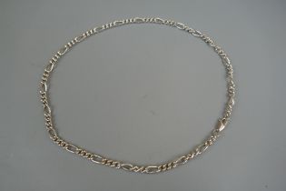 Silver Figaro chain - Approx weight 32g