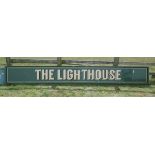 The Light House pub sign - Approx size: 480cm x 60cm (splits in half)