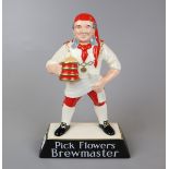 Carlton ware pick flowers brewmaster figure