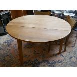 Large pine cricket style table