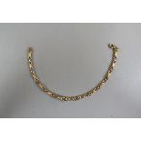 Gold bracelet - Approx 4.6g