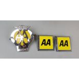 3 AA badges