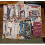 Collection of vintage military magazines