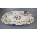 Large Staffordshire meat plate