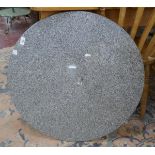 Circular granite table top 75cm diameter