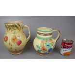 Crown Ducal jug together with another