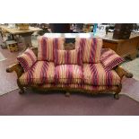 Impressive Bergere sofa - Approx size: W: 180cm D: 95cm H: 71cm