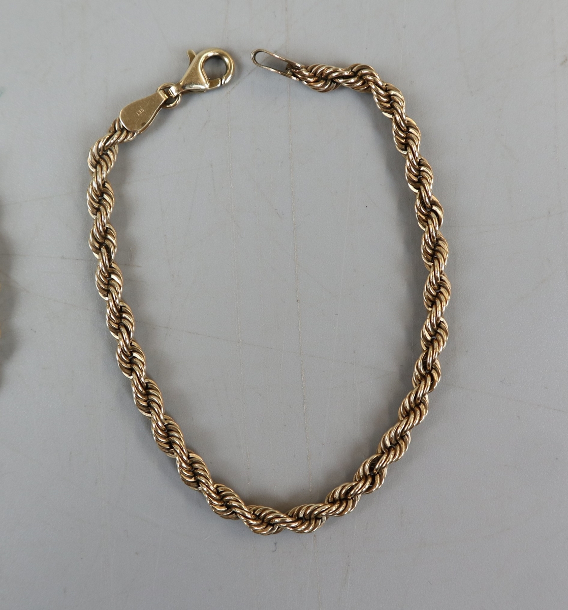 Pair of gold bracelets - Approx weight 21.4g - Image 3 of 3